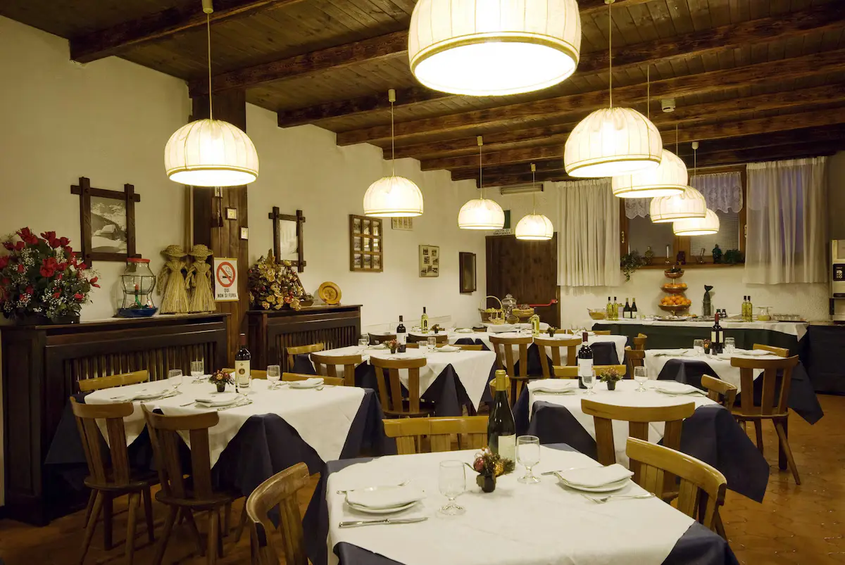 Sala colazioni Hotel Des Amis